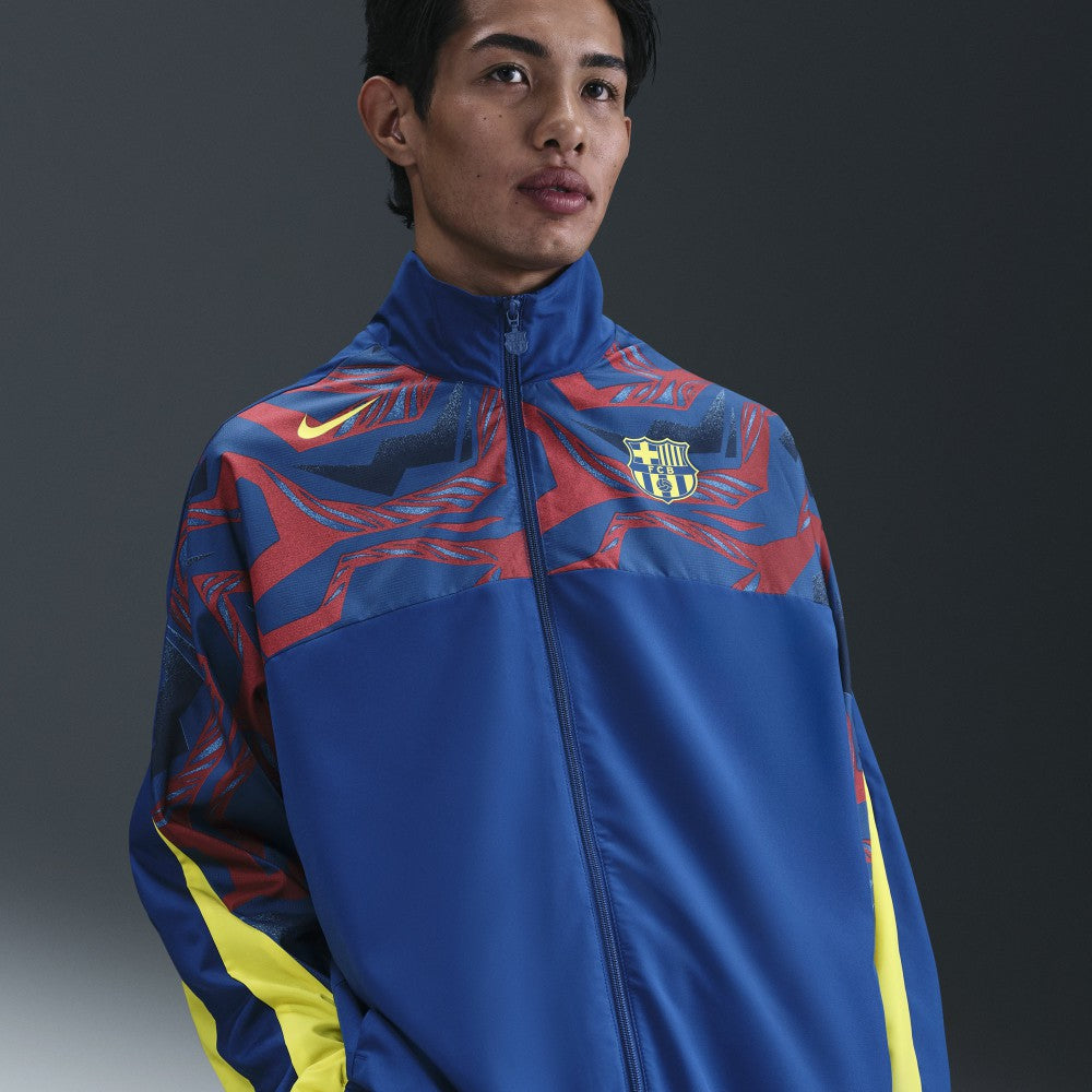 Barcelona Special Edition Street Woven Full-Zip Jacket - Nike Blue