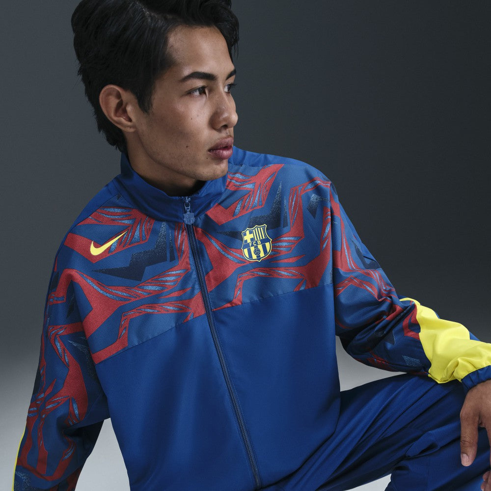 Barcelona Special Edition Street Woven Full-Zip Jacket - Nike Blue