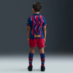 Barcelona Preschool 2025/26 Fourth Stadium Kit Set - Nike Blue/Red