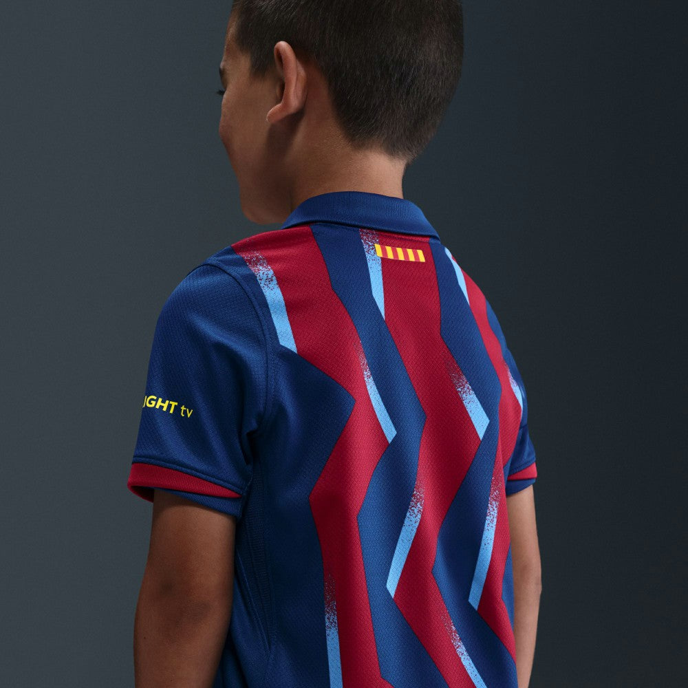 Barcelona Preschool 2025/26 Fourth Stadium Kit Set - Nike Blue/Red