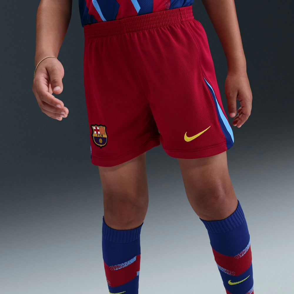 Barcelona Preschool 2025/26 Fourth Stadium Kit Set - Nike Blue/Red