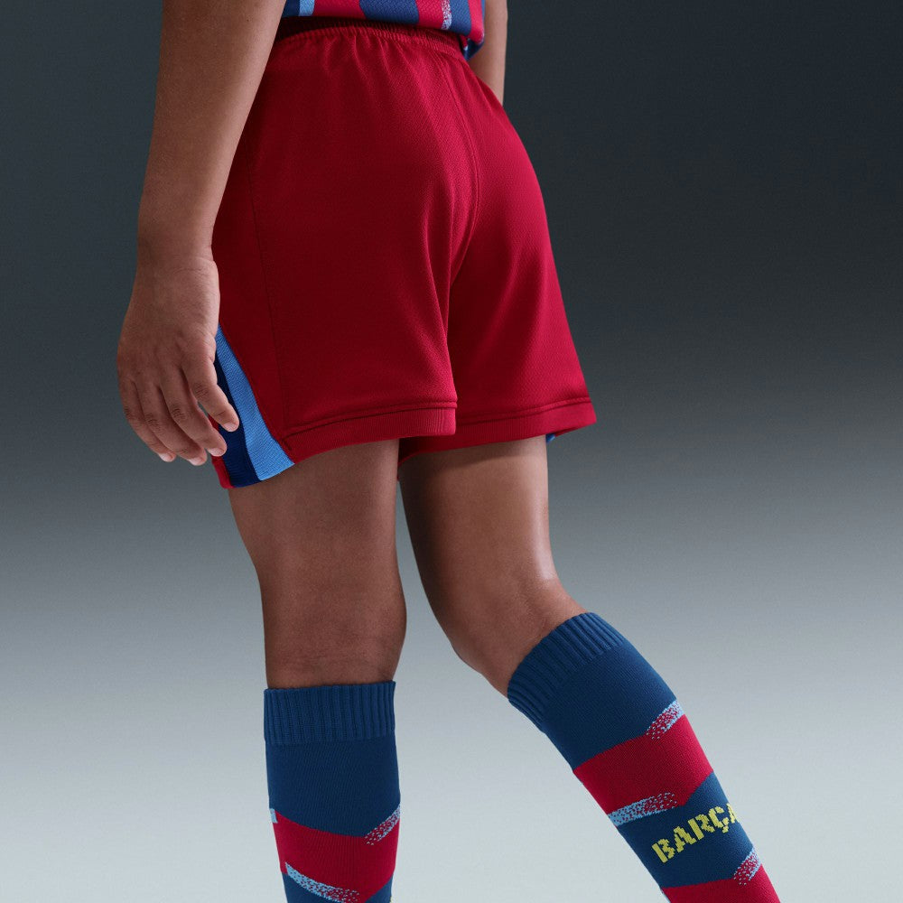 Barcelona Preschool 2025/26 Fourth Stadium Kit Set - Nike Blue/Red
