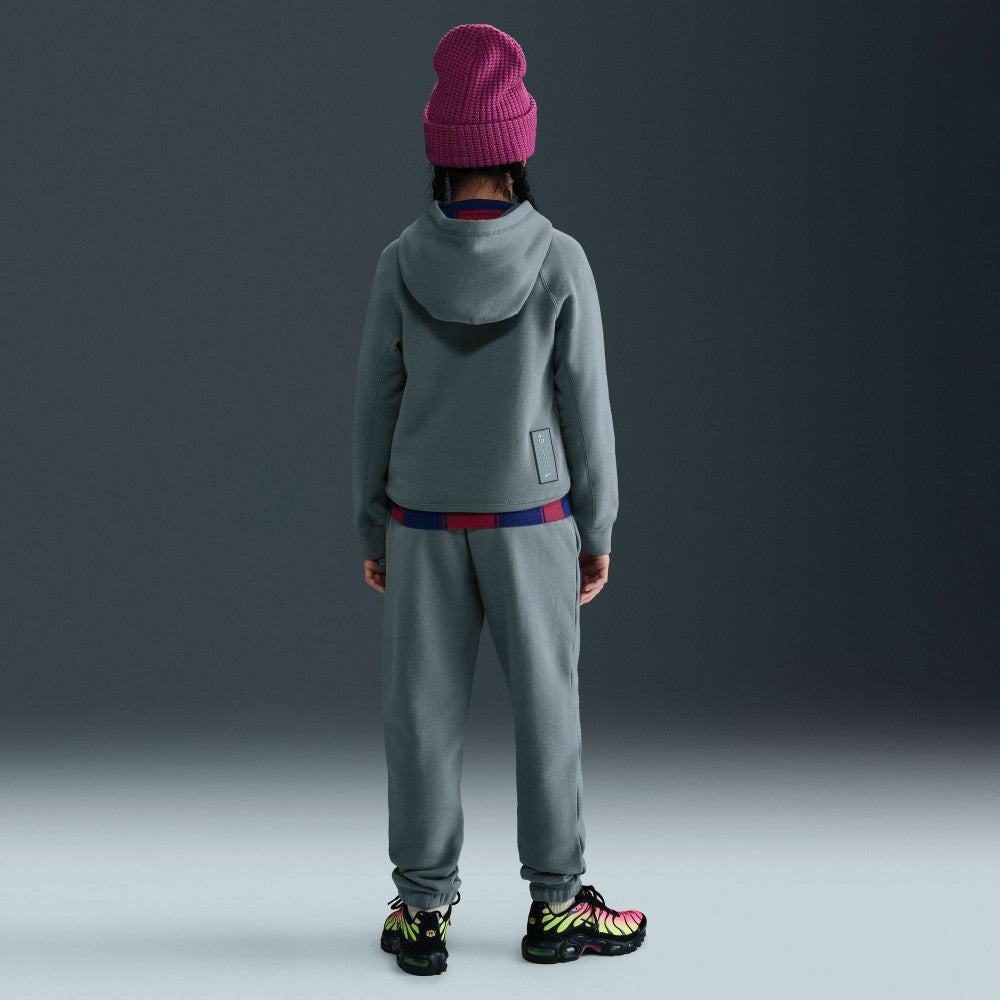 Barcelona Youth Air Raglan Hoodie - Nike Gray