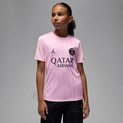 Paris Saint-Germain Jordan Brand Youth 2025/26 Fourth Academy Pro Pre-Match Top - Jordan Pink