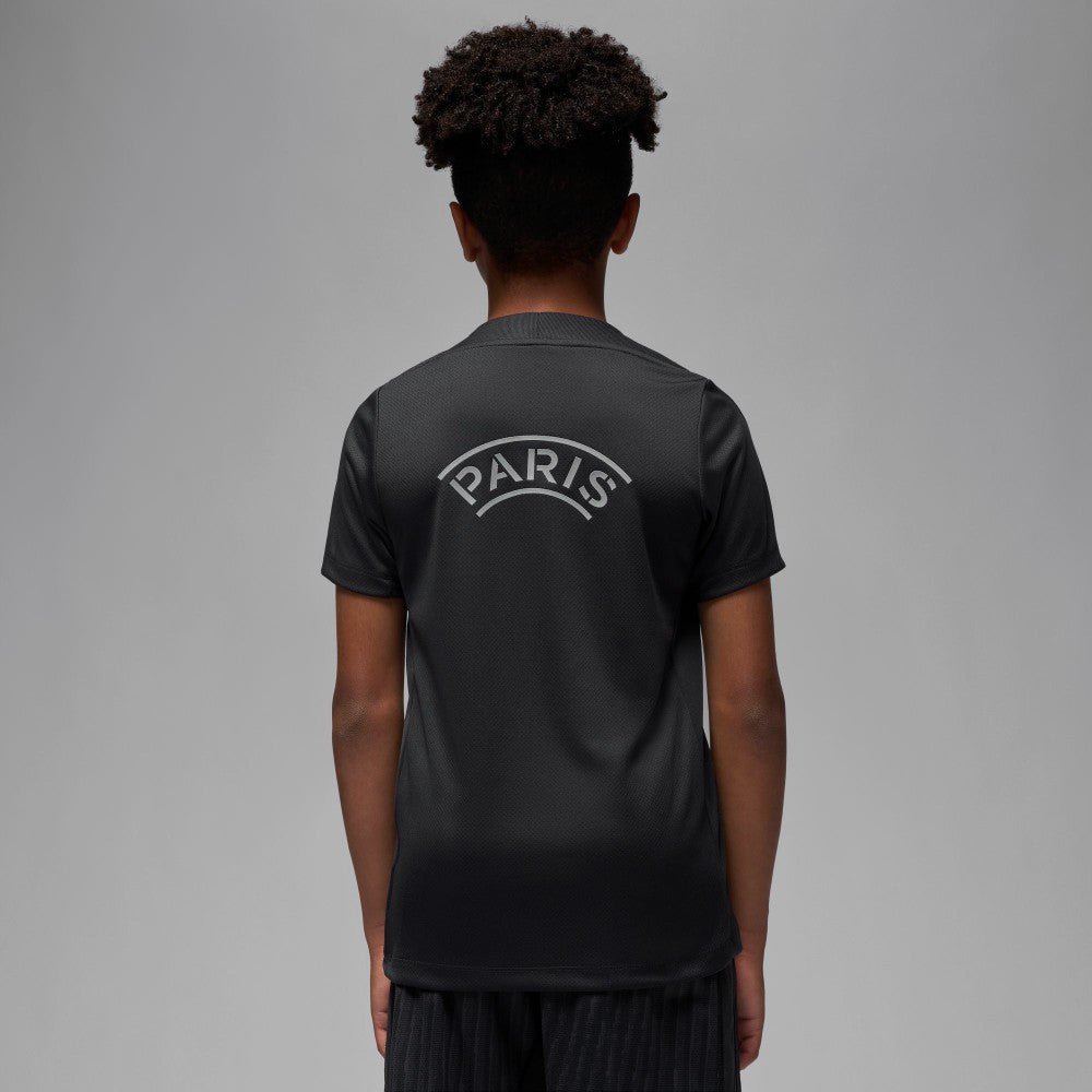 Paris Saint-Germain Jordan Brand Youth 2025/26 Strike Fourth Training Top - Jordan Black