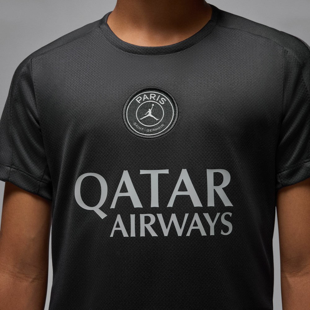 Paris Saint-Germain Jordan Brand Youth 2025/26 Strike Fourth Training Top - Jordan Black