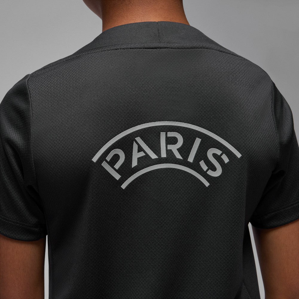 Paris Saint-Germain Jordan Brand Youth 2025/26 Strike Fourth Training Top - Jordan Black