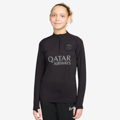 Paris Saint-Germain Jordan Brand Youth 2025/26 Fourth Strike Training Drill Top - Jordan Black