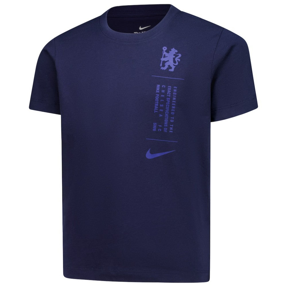 Chelsea Youth T-Shirt - Nike Navy