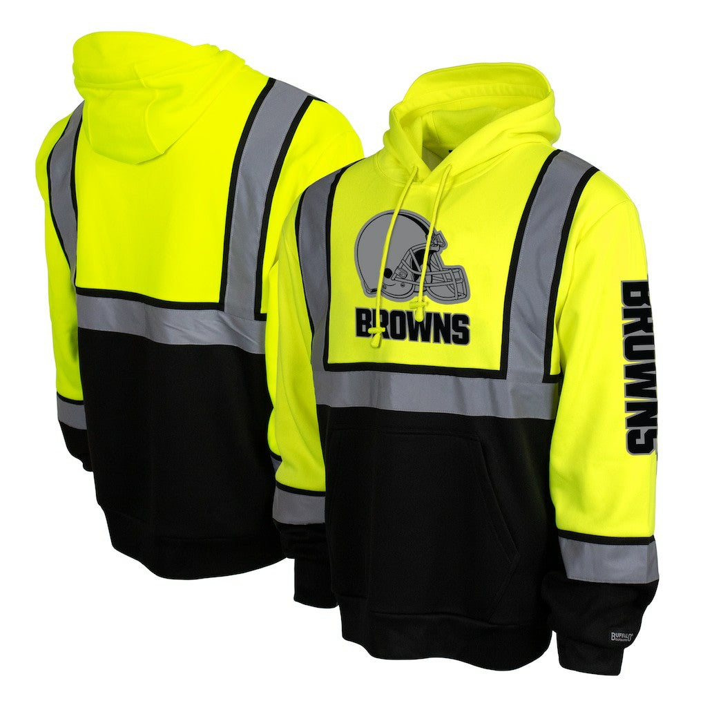 High-Visibility Safety Hooded Sweatshirt - Cleveland Browns