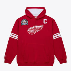 NHL Scarlet Steve Yzerman Detroit Red Wings Mitchell & Ness 1997 Name & Number Premium Pullover Hoodie