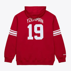 NHL Scarlet Steve Yzerman Detroit Red Wings Mitchell & Ness 1997 Name & Number Premium Pullover Hoodie