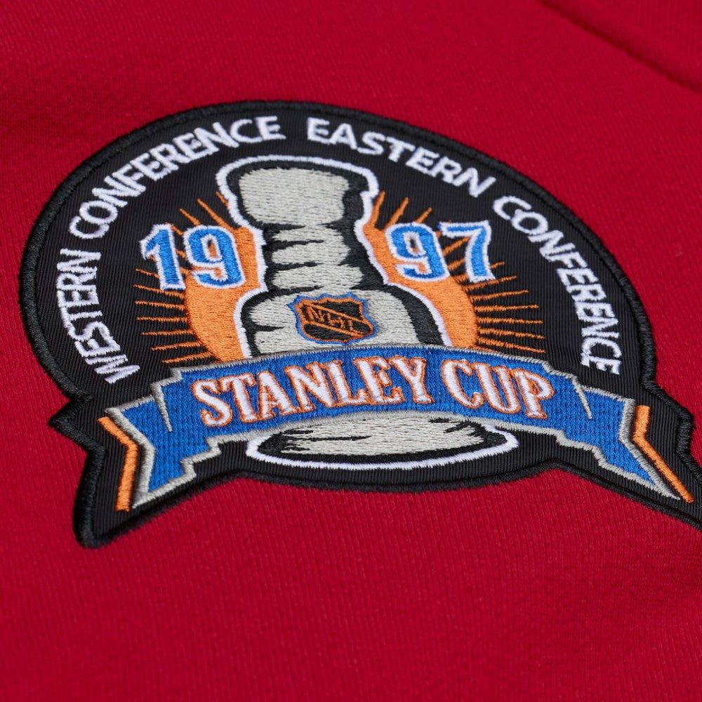NHL Scarlet Steve Yzerman Detroit Red Wings Mitchell & Ness 1997 Name & Number Premium Pullover Hoodie