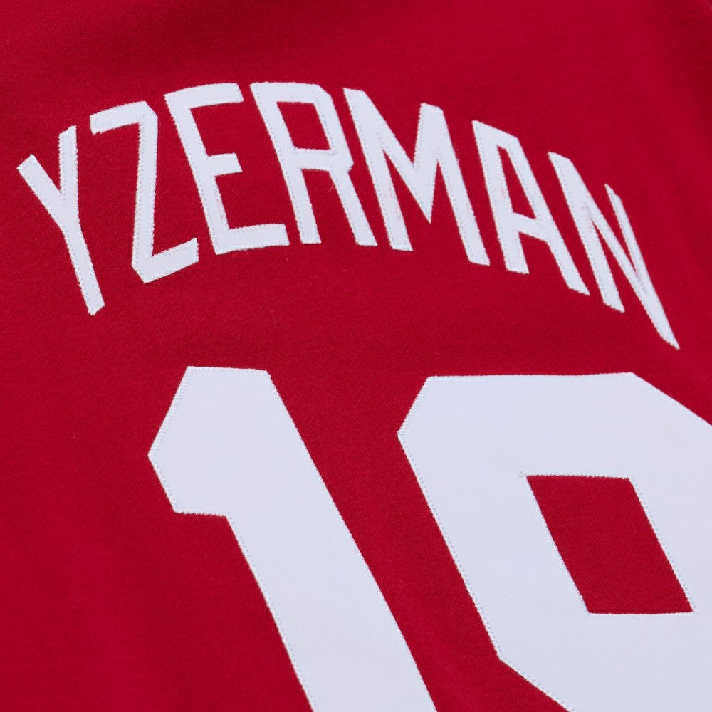 NHL Scarlet Steve Yzerman Detroit Red Wings Mitchell & Ness 1997 Name & Number Premium Pullover Hoodie