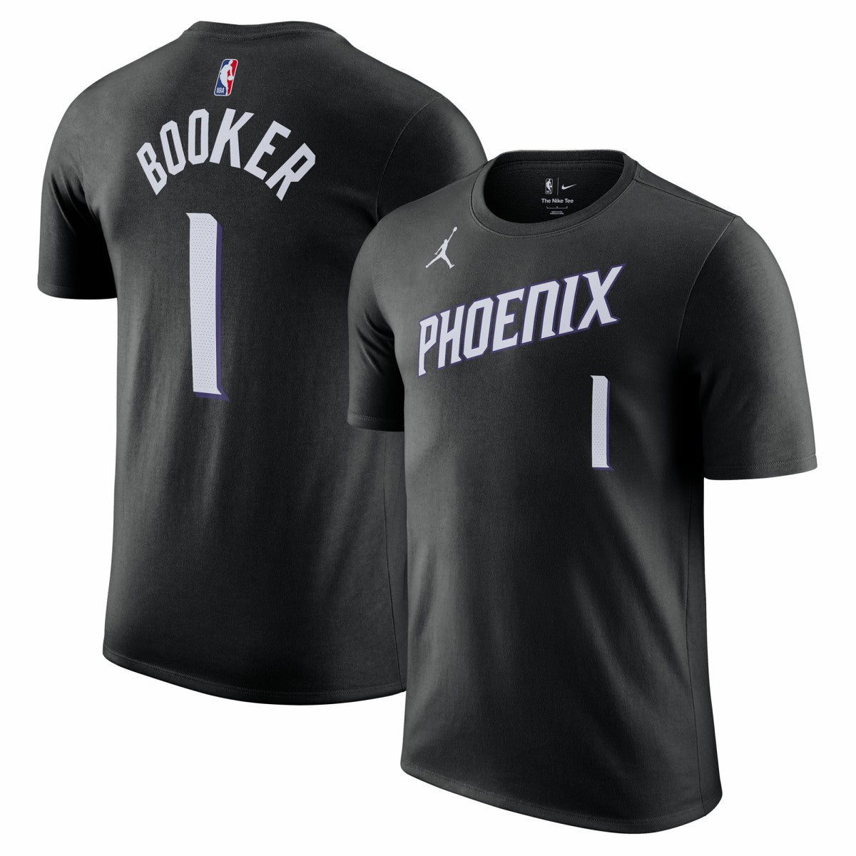 NBA Devin Booker Phoenix Suns Jordan Brand Unisex Name & Number T-Shirt