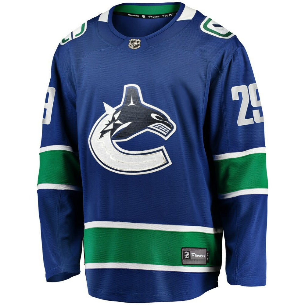 NHL Blue Marcus Pettersson Vancouver Canucks Fanatics Home Breakaway Jersey