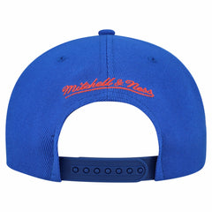 NHL Royal New York Islanders Mitchell & Ness Retro Script Colorblock Snapback Hat