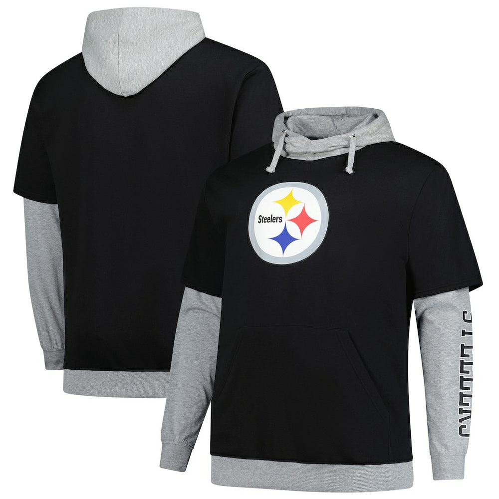 Big & Tall Twofer Pullover Hoodie - Pittsburgh Steelers