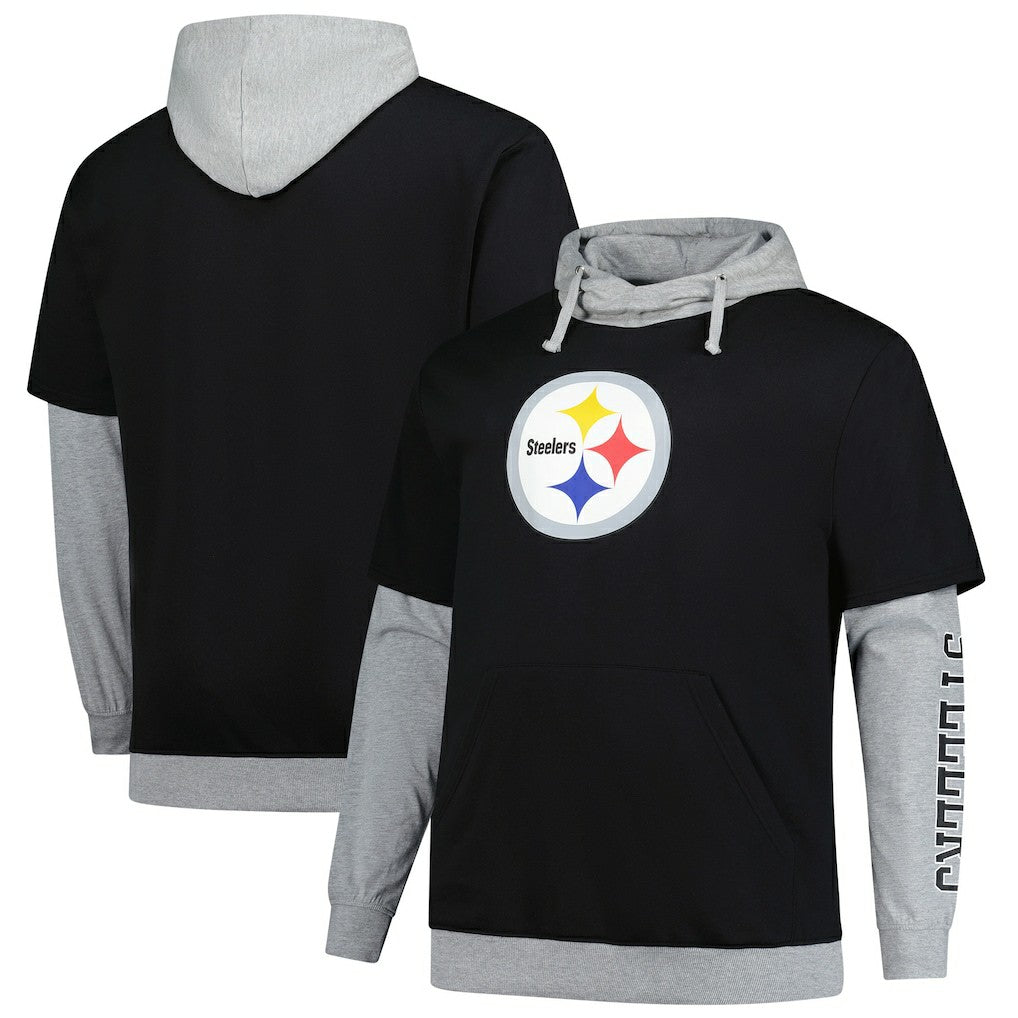 Big & Tall Twofer Pullover Hoodie - Pittsburgh Steelers