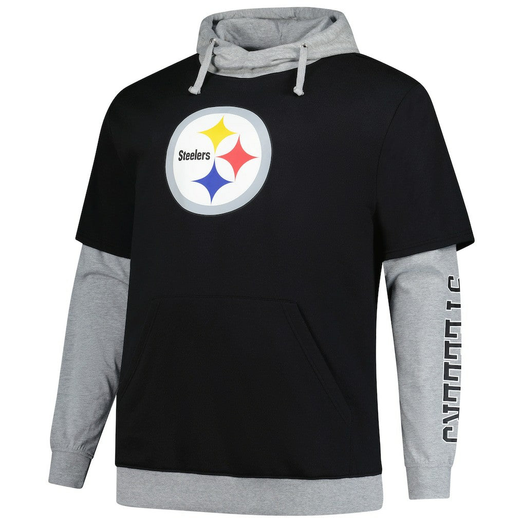 Big & Tall Twofer Pullover Hoodie - Pittsburgh Steelers