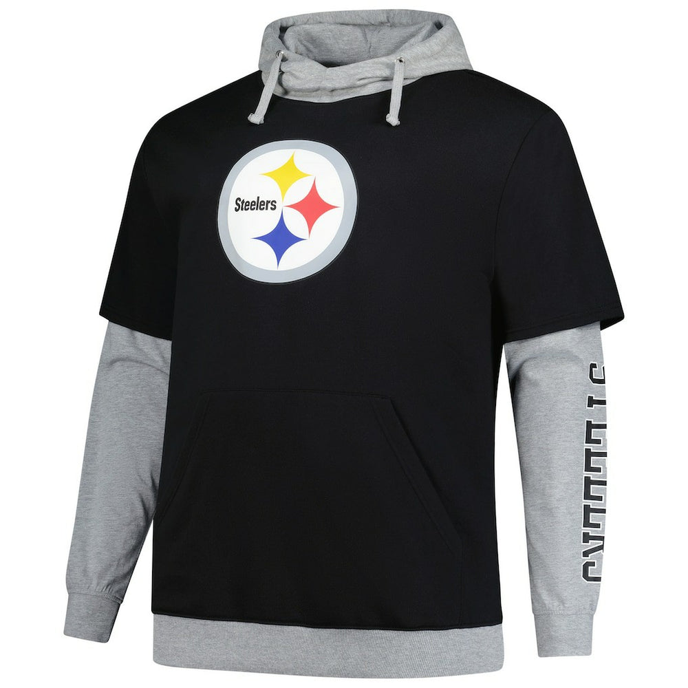 Big & Tall Twofer Pullover Hoodie - Pittsburgh Steelers