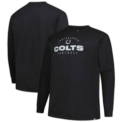 Big & Tall Coverage Scheme Long Sleeve T-Shirt - Indianapolis Colts
