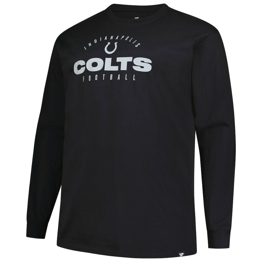 Big & Tall Coverage Scheme Long Sleeve T-Shirt - Indianapolis Colts