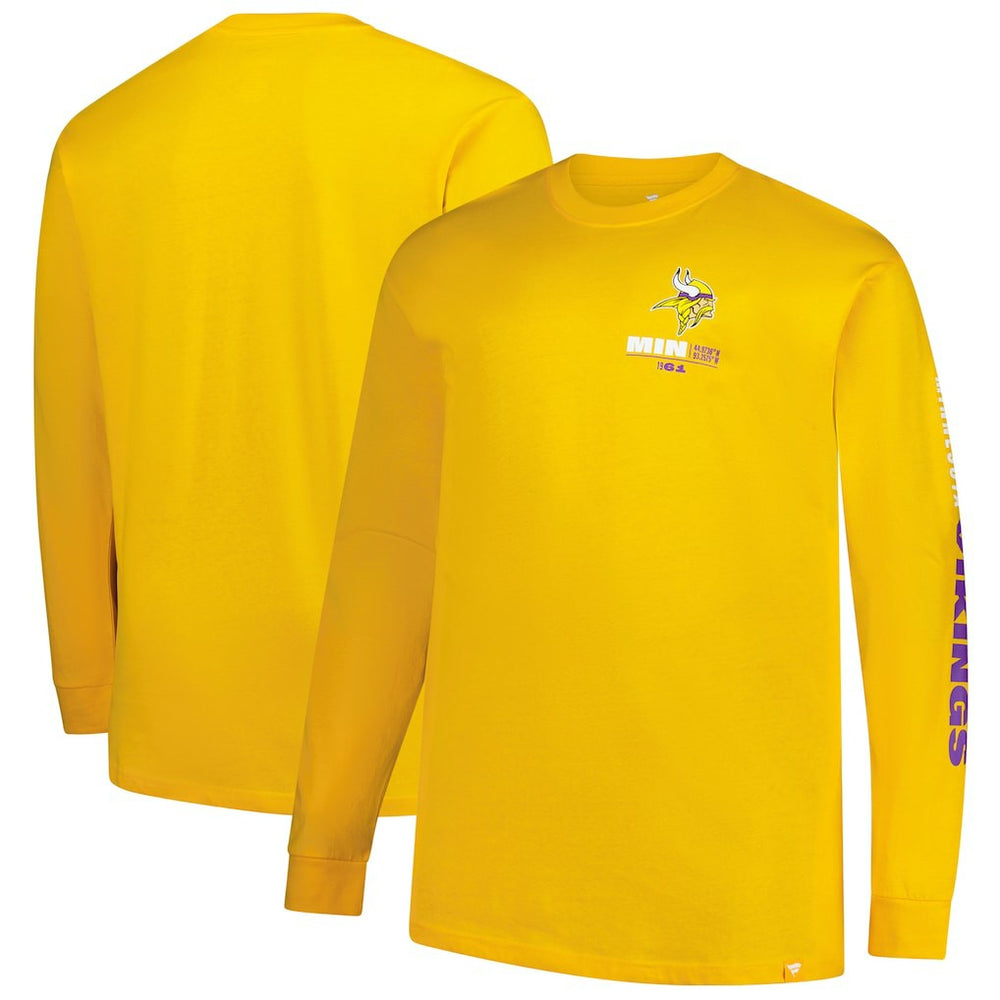Big & Tall Clock Management Legacy Long Sleeve T-Shirt - Minnesota Vikings