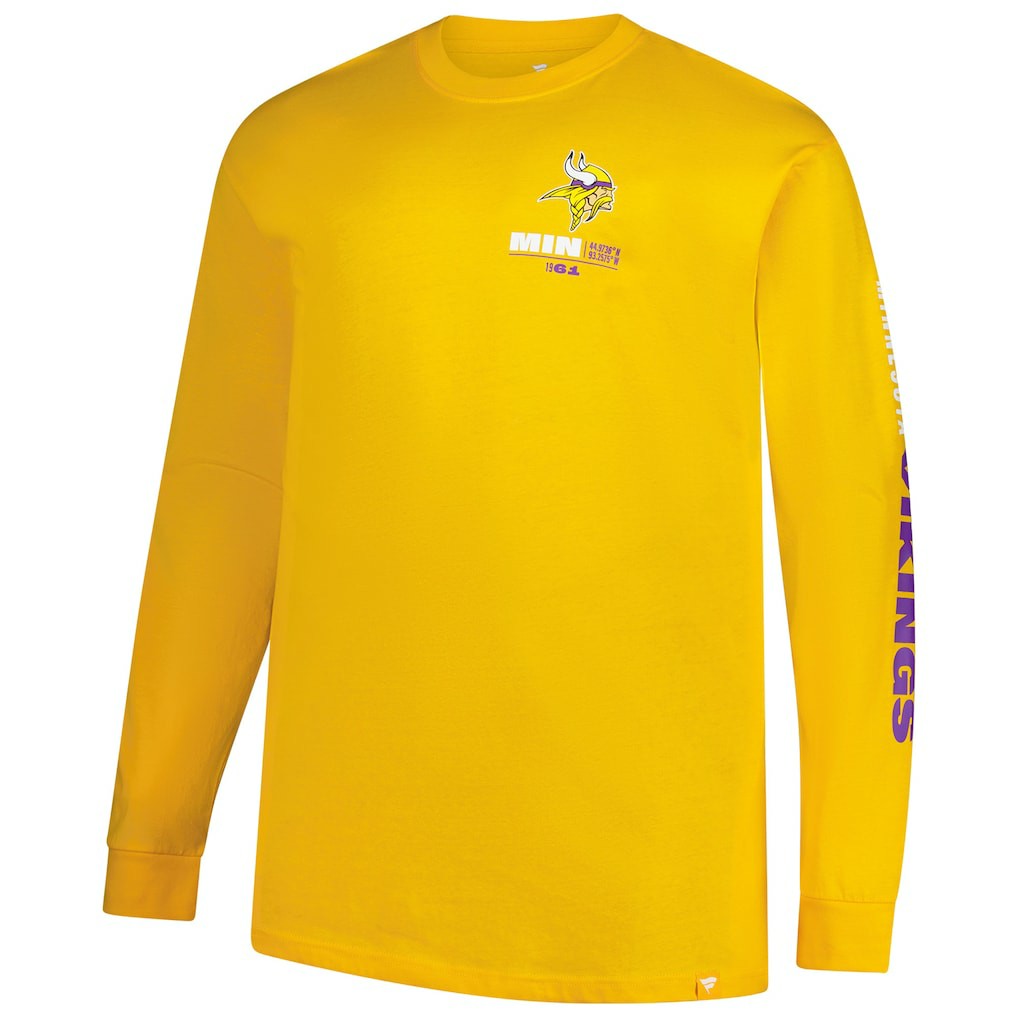 Big & Tall Clock Management Legacy Long Sleeve T-Shirt - Minnesota Vikings