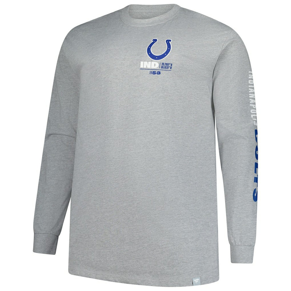 Big & Tall Clock Management Legacy Long Sleeve T-Shirt - Indianapolis Colts