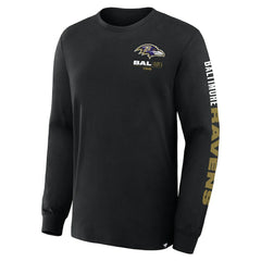 Big & Tall Clock Management Legacy Long Sleeve T-Shirt - Baltimore Ravens