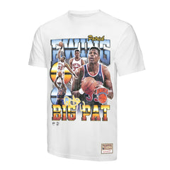 NBA Patrick Ewing New York Knicks Hardwood Classics Commemorative Player Collage T-Shirt
