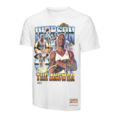 NBA Allen Iverson Philadelphia 76ers Hardwood Classics Commemorative Player Collage T-Shirt