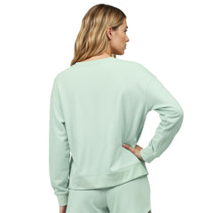 NHL Light Green Minnesota Wild Concepts Sport Women's Tonal Pullover Tri-Blend Sweatshirt