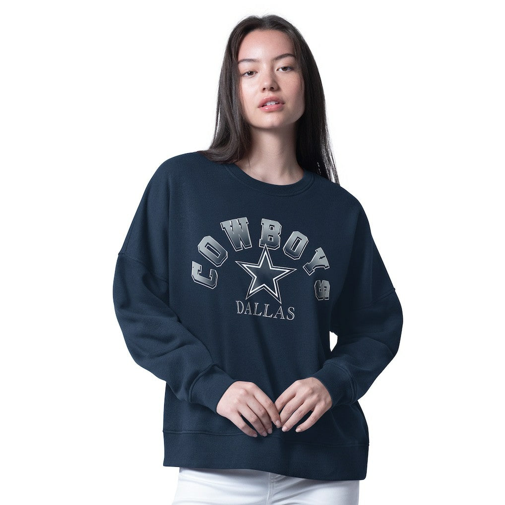 G-III 4Her by Carl Banks Women's Oversized Feud Sweatshirt - Dallas Cowboys