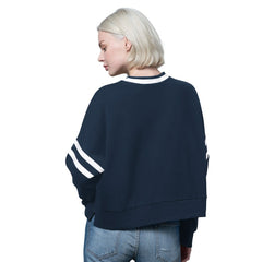 Starter Women's Rally Drop Shoulder Cropped Sweatshirt - Dallas Cowboys