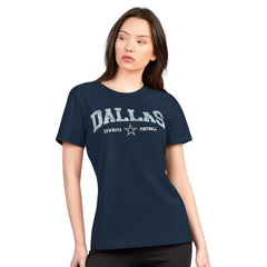G-III 4Her by Carl Banks Women's Super-Slim Lightweight Winning Crew T-Shirt - Dallas Cowboys
