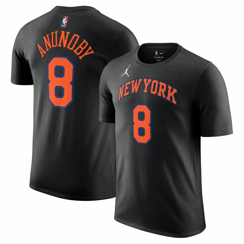 NBA OG Anunoby New York Knicks Jordan Brand Unisex Name & Number T-Shirt