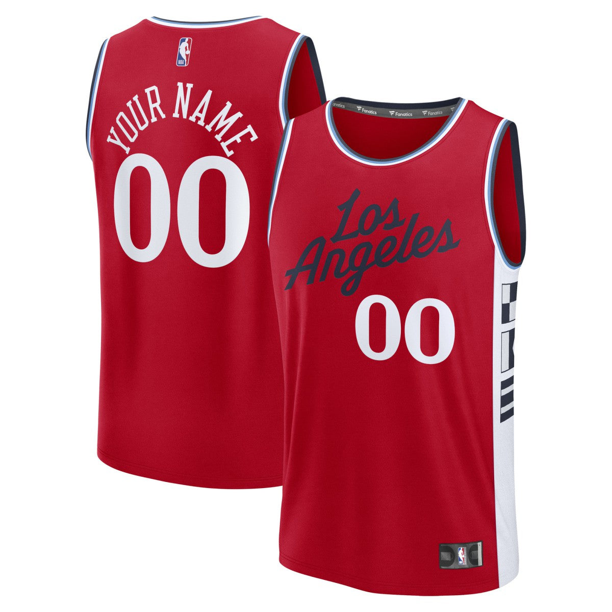 NBA LA Clippers Fast Break Custom Jersey