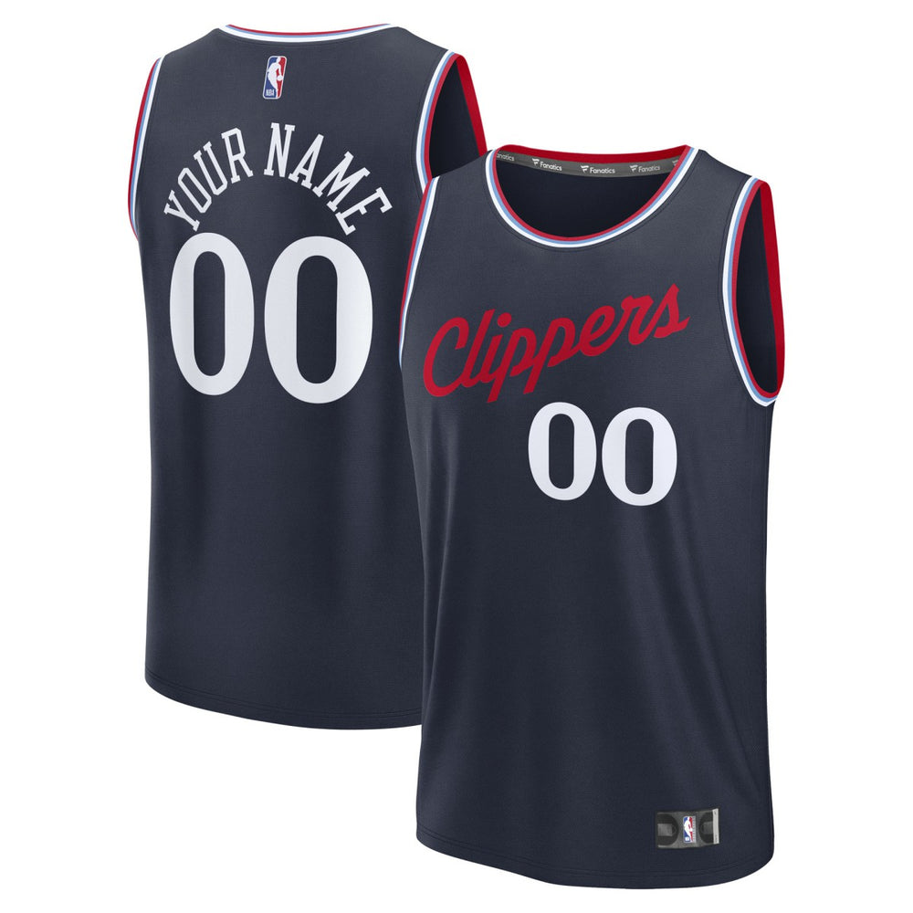 NBA LA Clippers Youth Fast Break Custom Replica Jersey