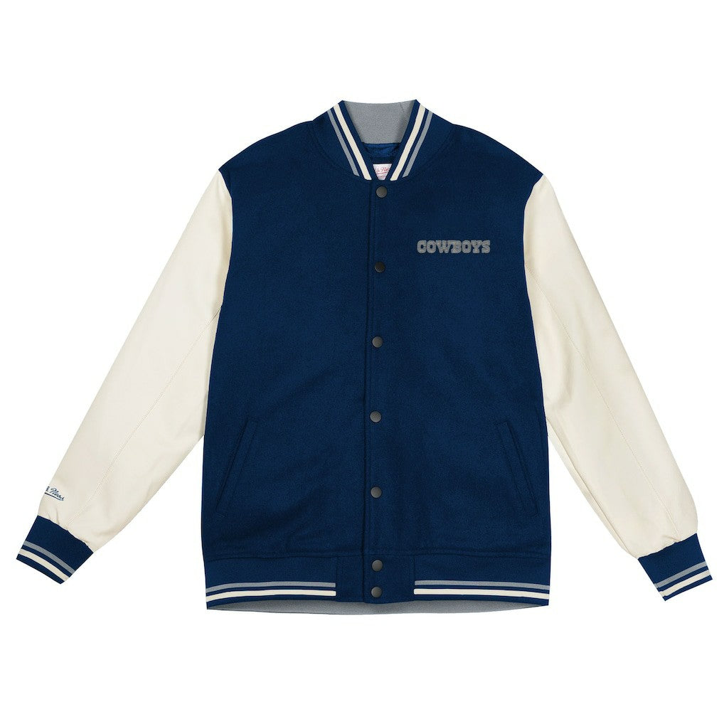 Youth Full-Snap Varsity Jacket - Dallas Cowboys
