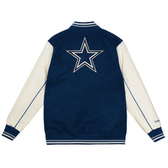 Youth Full-Snap Varsity Jacket - Dallas Cowboys
