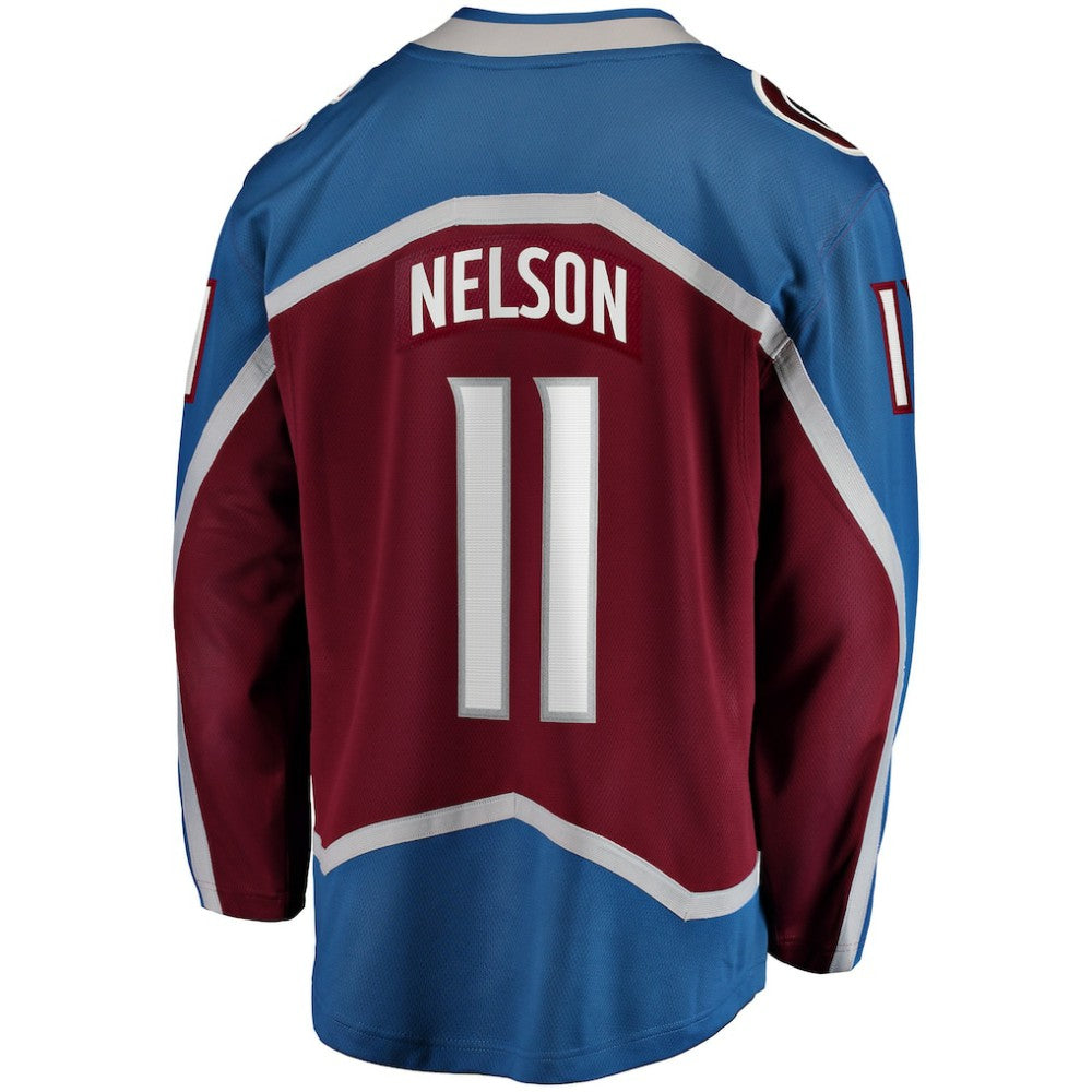 NHL Burgundy Brock Nelson Colorado Avalanche Fanatics Home Breakaway Jersey