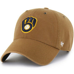 MLB Milwaukee Brewers Carhartt x '47 Clean Up Adjustable Hat