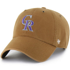 MLB Colorado Rockies Carhartt x '47 Clean Up Adjustable Hat