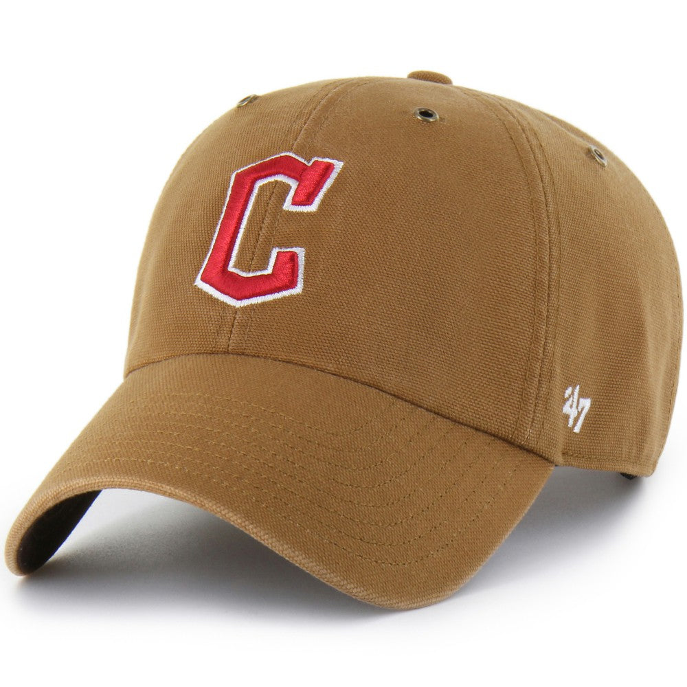 MLB Cleveland Guardians Carhartt x '47 Clean Up Adjustable Hat