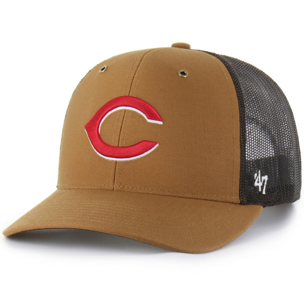 MLB Cincinnati Reds Carhartt x '47 Trucker Adjustable Hat