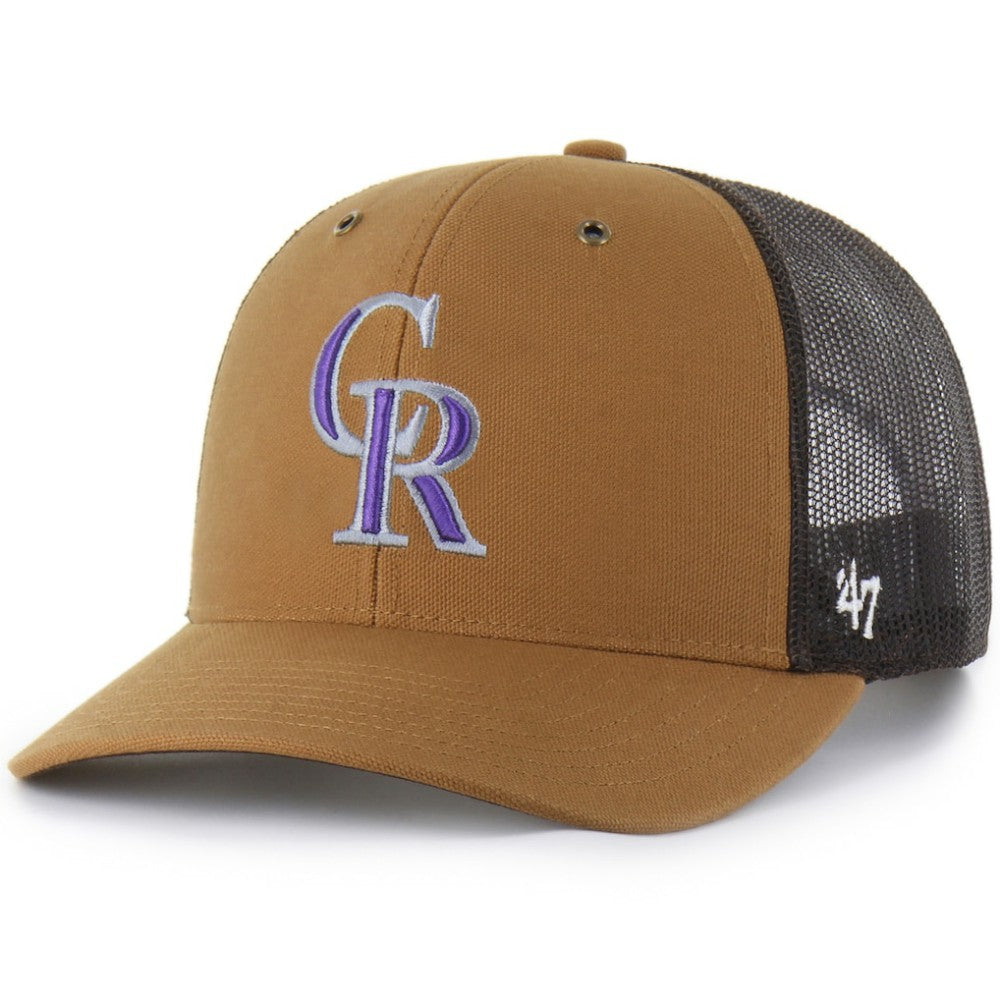 MLB Colorado Rockies Carhartt x '47 Trucker Adjustable Hat