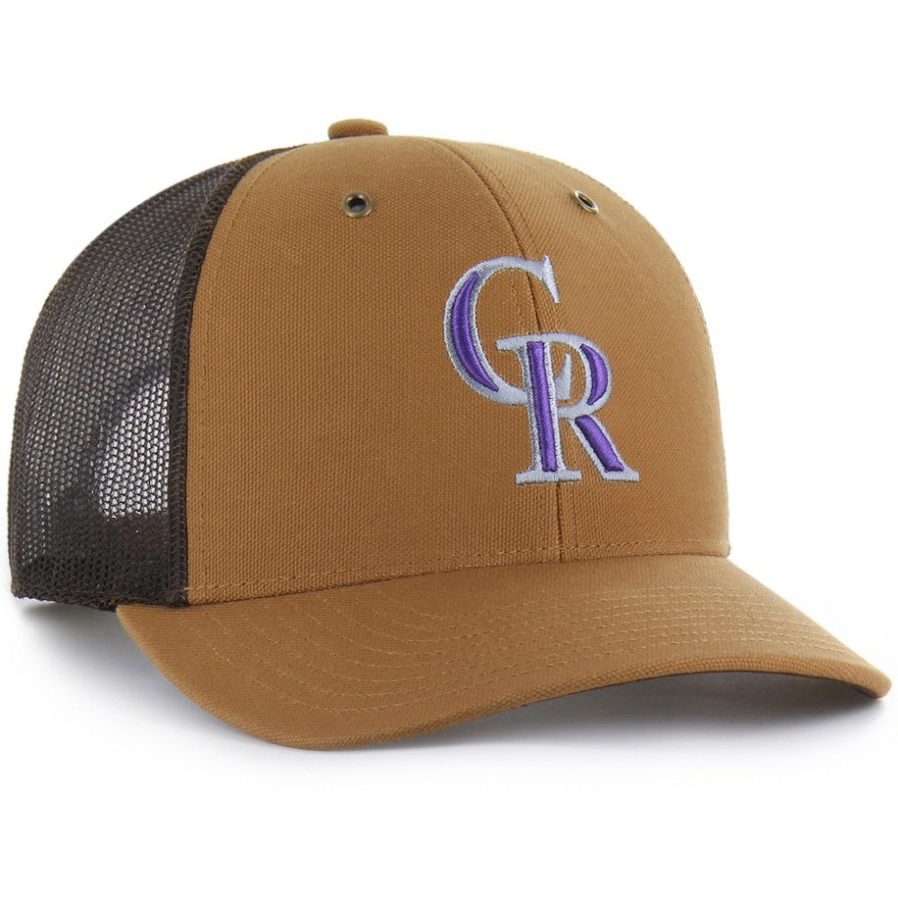 MLB Colorado Rockies Carhartt x '47 Trucker Adjustable Hat