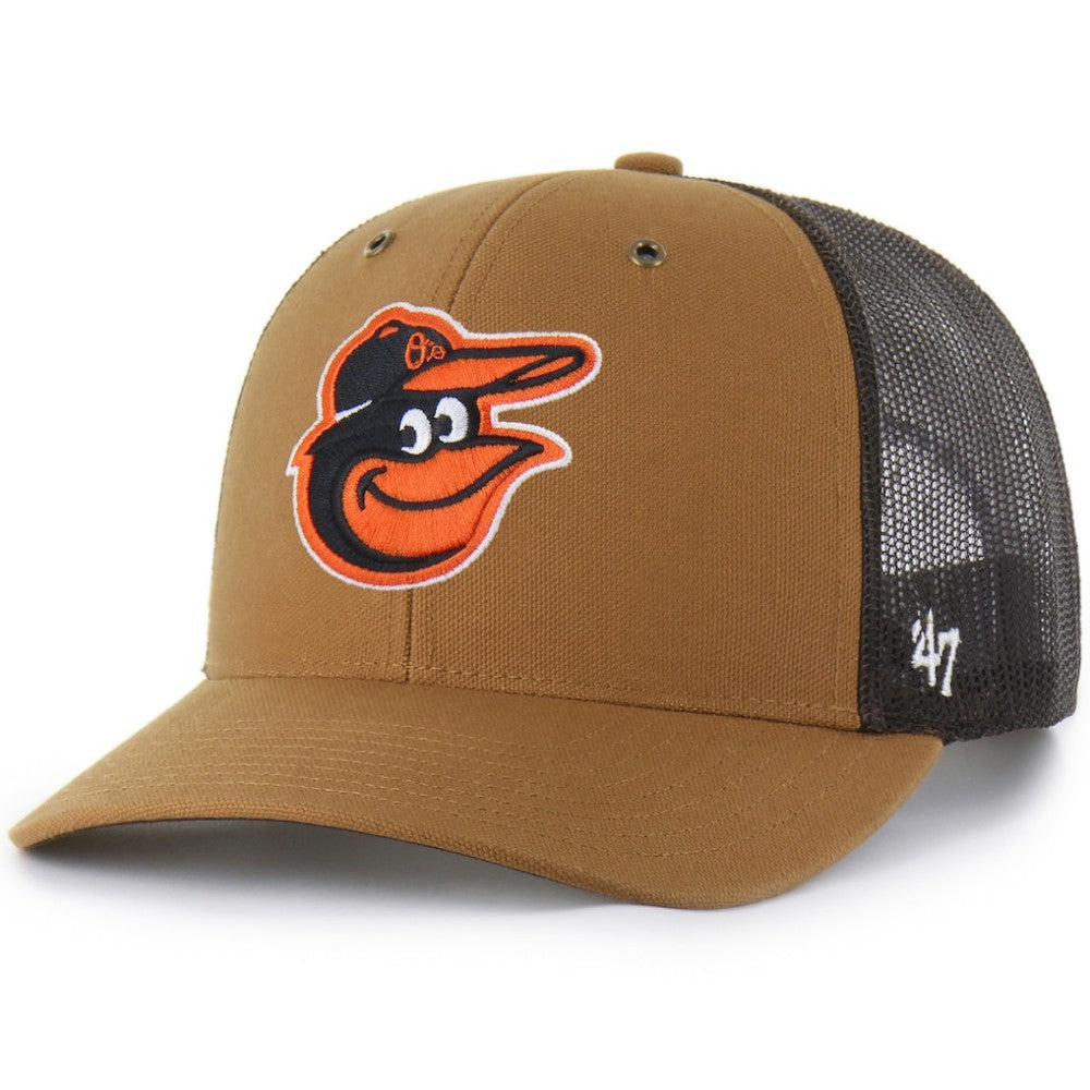 MLB Baltimore Orioles Carhartt x '47 Trucker Adjustable Hat